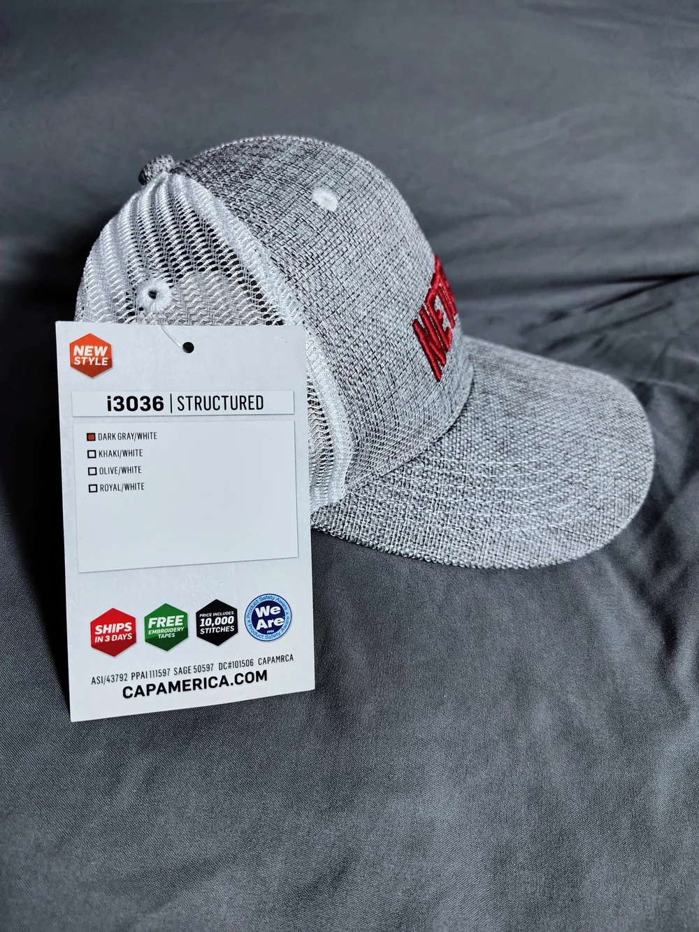 Rare Netflix Embroidered Sample Cap